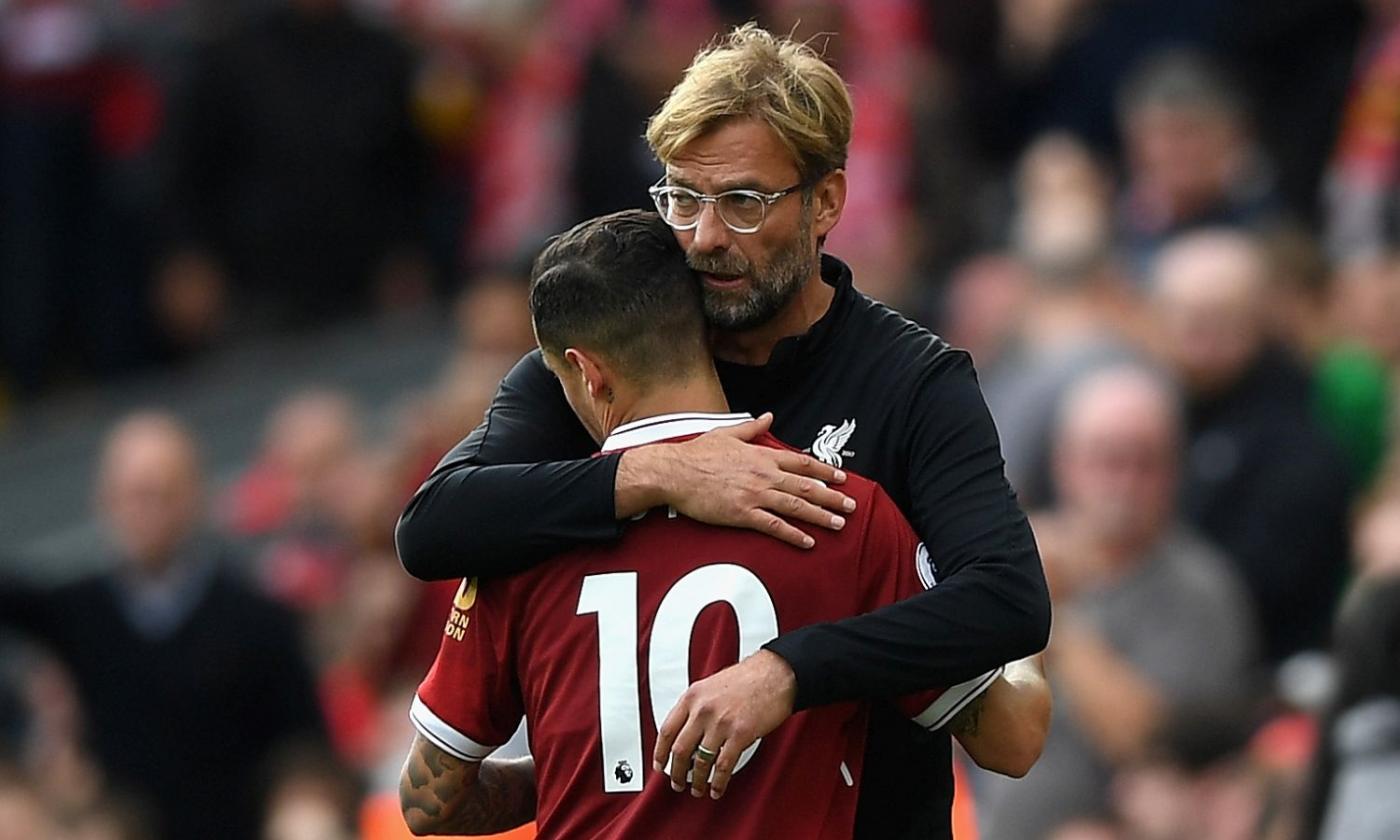 Liverpool, Klopp: 'Coutinho? Vedremo cosa succederà a gennaio...'