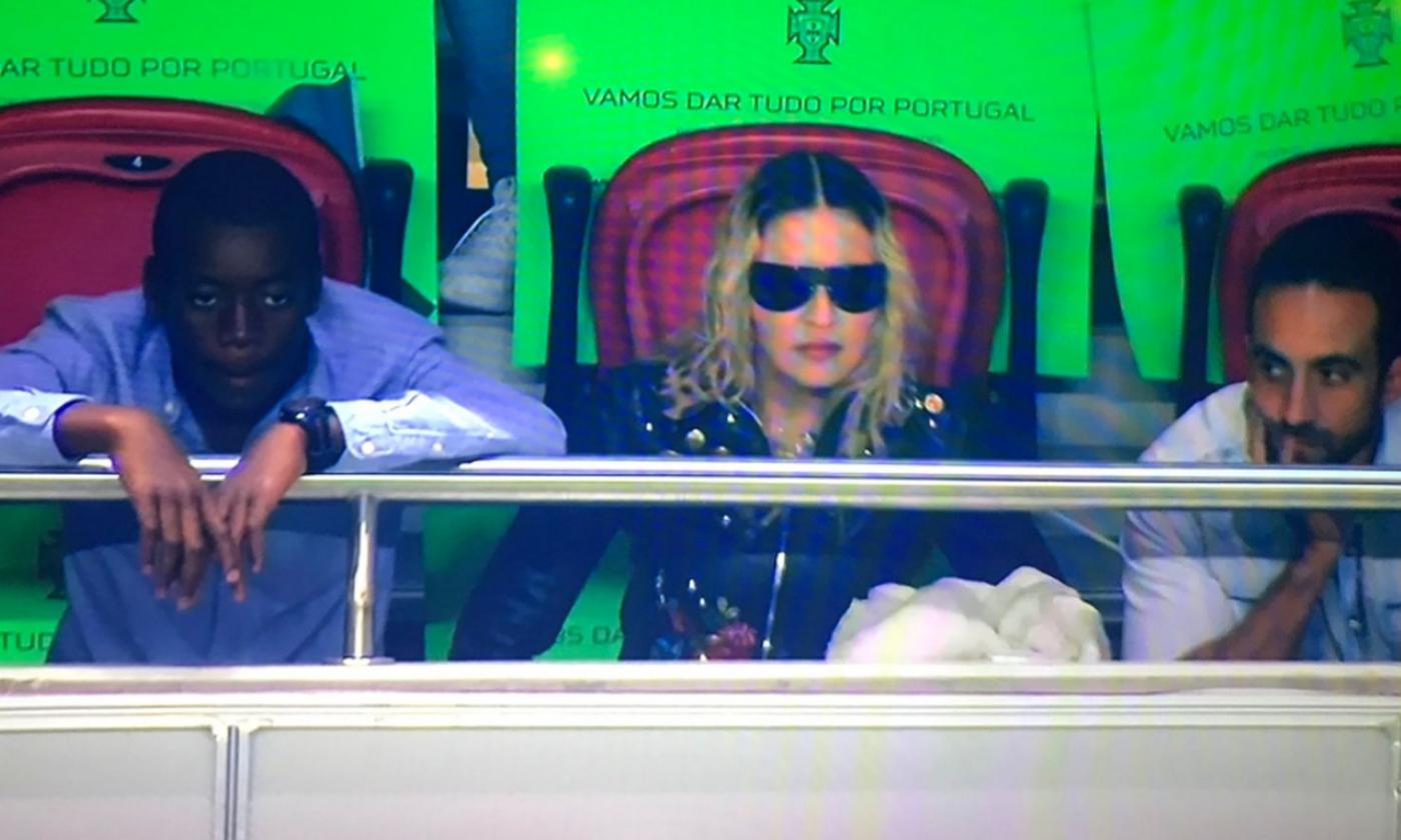 Madonna in tribuna per Portogallo-Svizzera FOTO