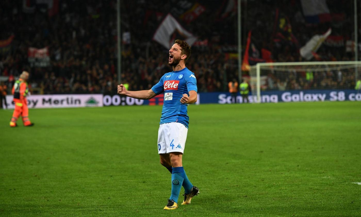 Napoli, Mertens: 'Dovevamo chiudere la partita, il Genoa gioca sporco. Il secondo gol...'