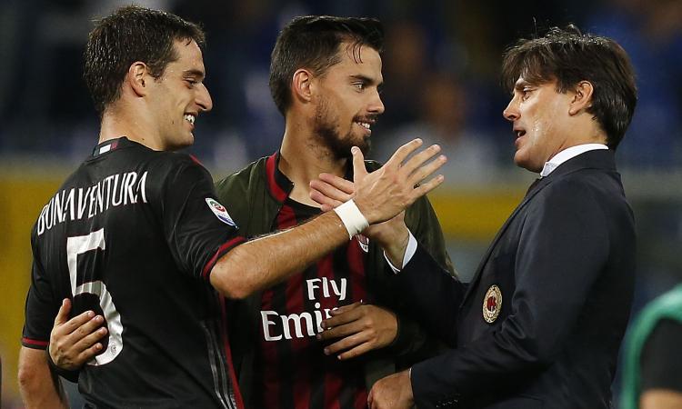 Milan: Montella scarica Bonaventura e Suso, ma il 4-3-3 è una sua convinzione