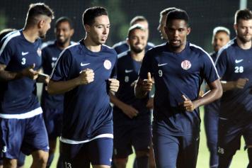 nasri, antalyaspor, allenamento, eto'o, 2017/18