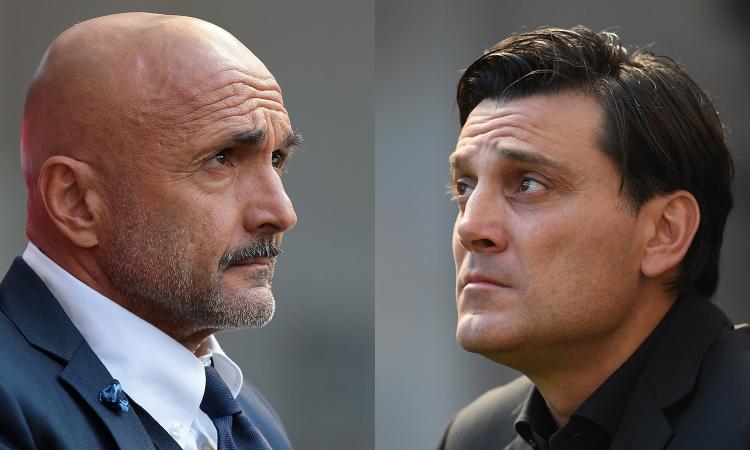 Spalletti risponde a Montella sugli arbitri: 'Il rigore? Guardi anche le ammonizioni...'