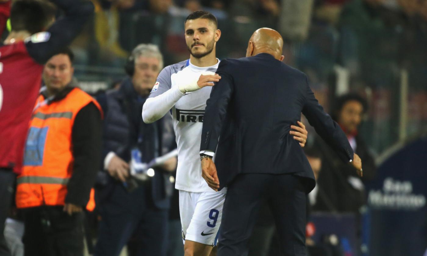 Inter, Spalletti sicuro: 'Icardi non va via'