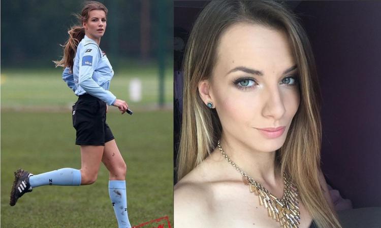Karolina sexy arbitra a CM: 'Le donne e i problemi con il fuorigioco...' FOTO