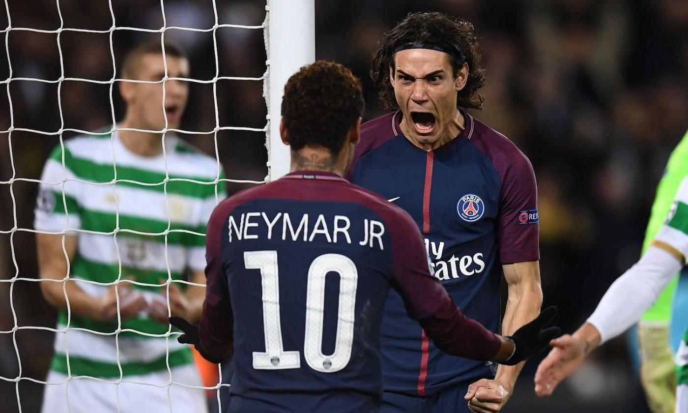 PSG, no all'addio di Neymar: Cavani può partire