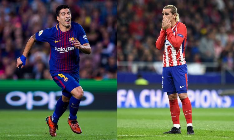 Luis Suarez e Griezmann: i cannonieri dalle polveri bagnate