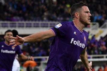 Veretout Fiorentina esulta