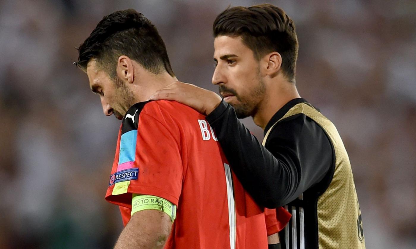 Juve, Khedira: 'Vedere Buffon piangere fa male, lo aiuteremo a vincere la Champions' VIDEO