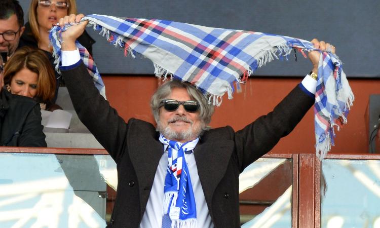 'Ferrero vattene' 'Via col 20': nuova contestazione dei tifosi della Sampdoria