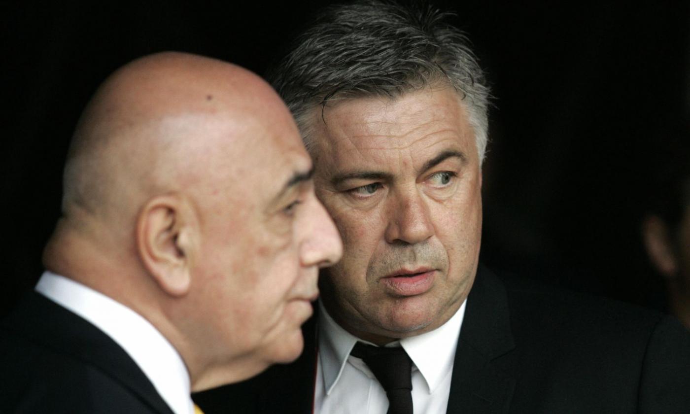 Italia: Tavecchio chiede aiuto a Galliani per convincere Ancelotti