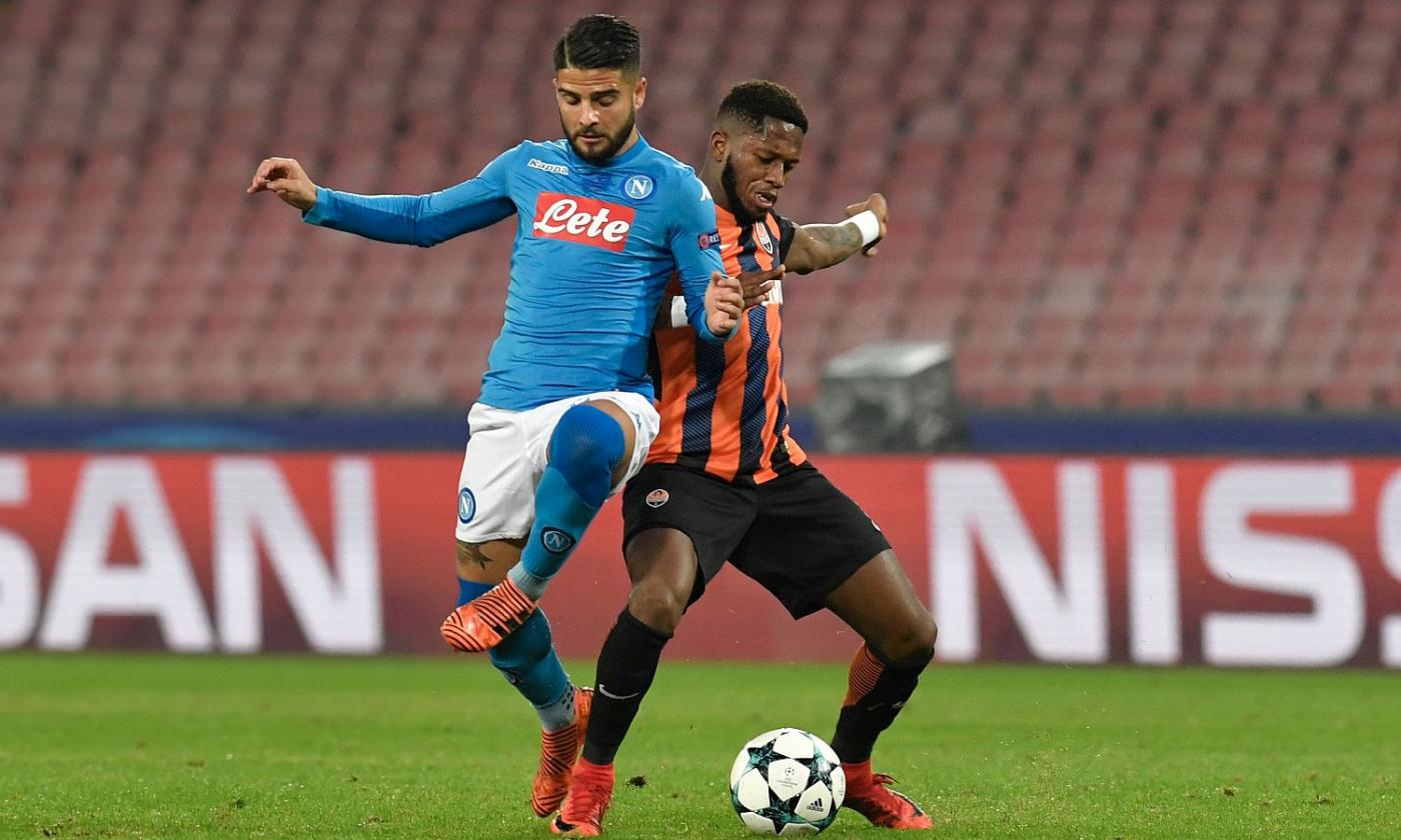 Napoli-Shakhtar 3-0: il tabellino