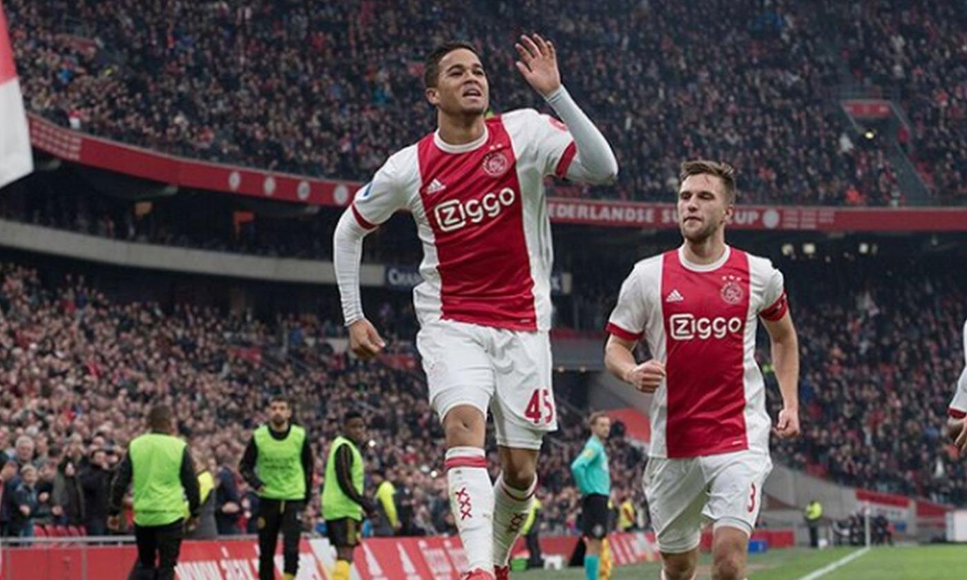 Justin Kluivert meglio del padre, prima tripletta in carriera: lo segue il Napoli