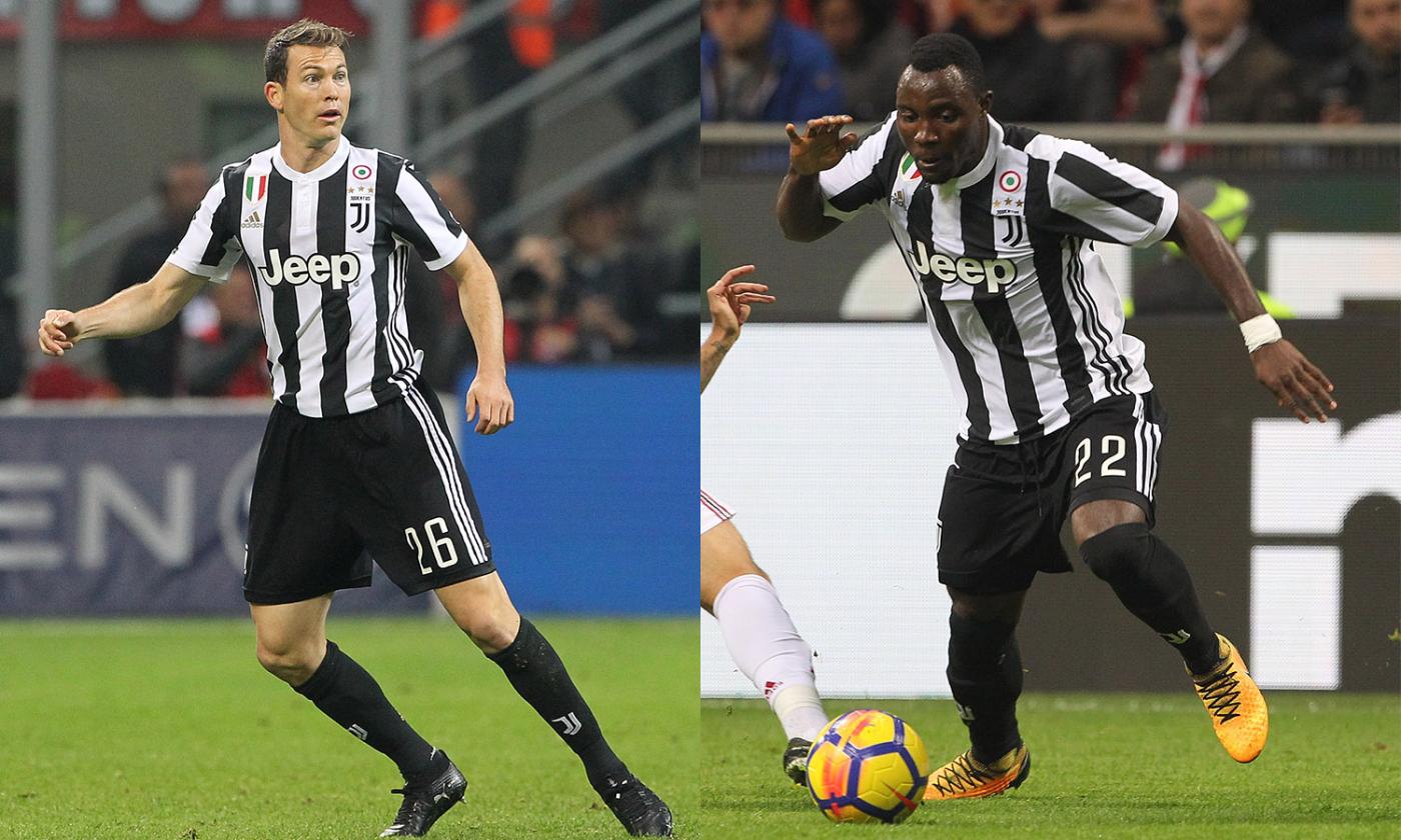 Juve, ecco i sostituti di Lichtsteiner e Asamoah