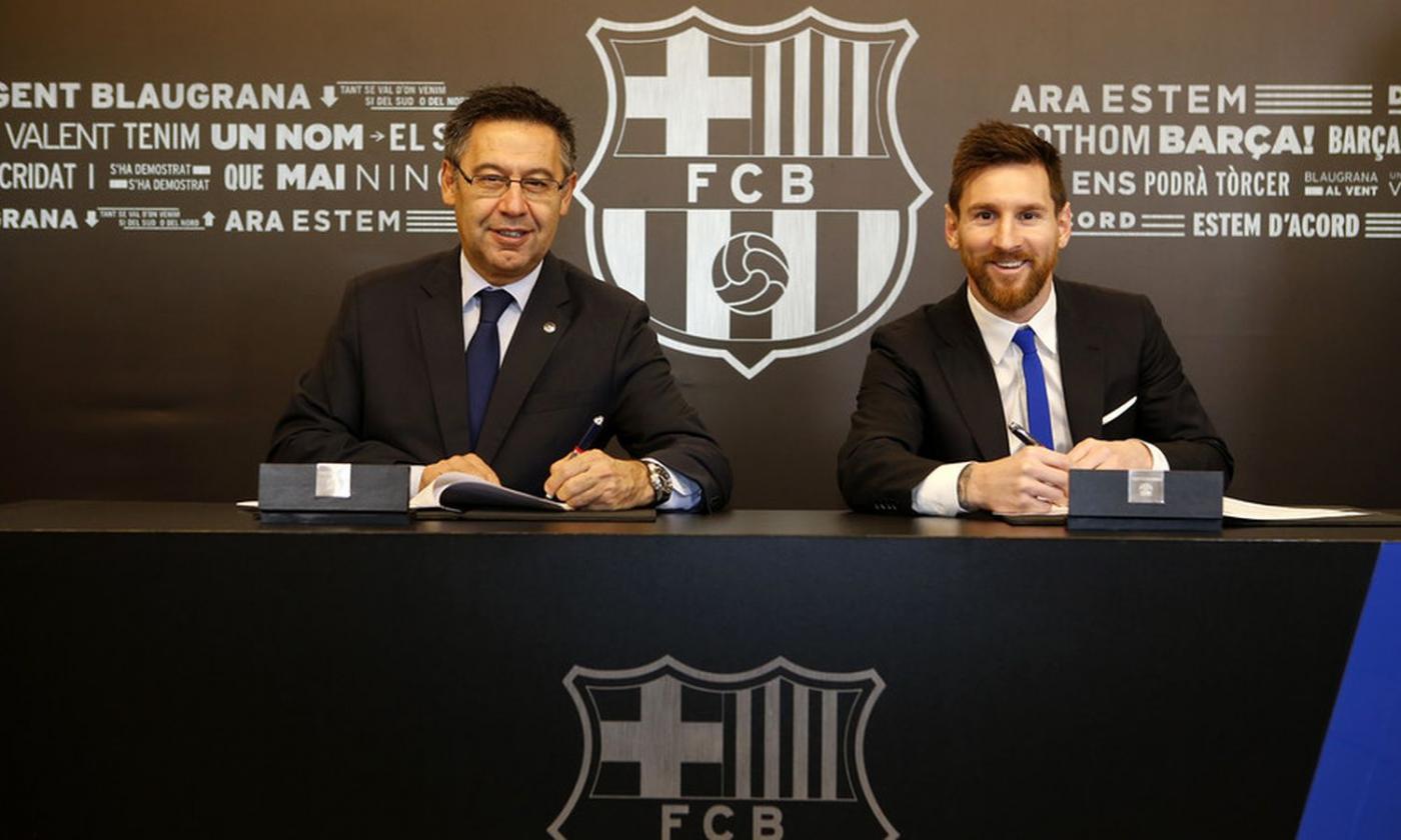 Barcellona, UFFICIALE: Messi rinnova, clausola da 700 milioni VIDEO