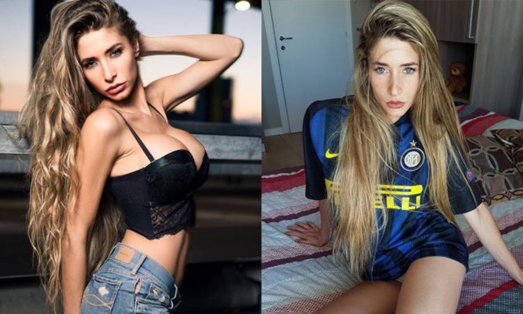 Manuela sta facendo esplodere...i social e ha l'Inter nel cuore FOTO