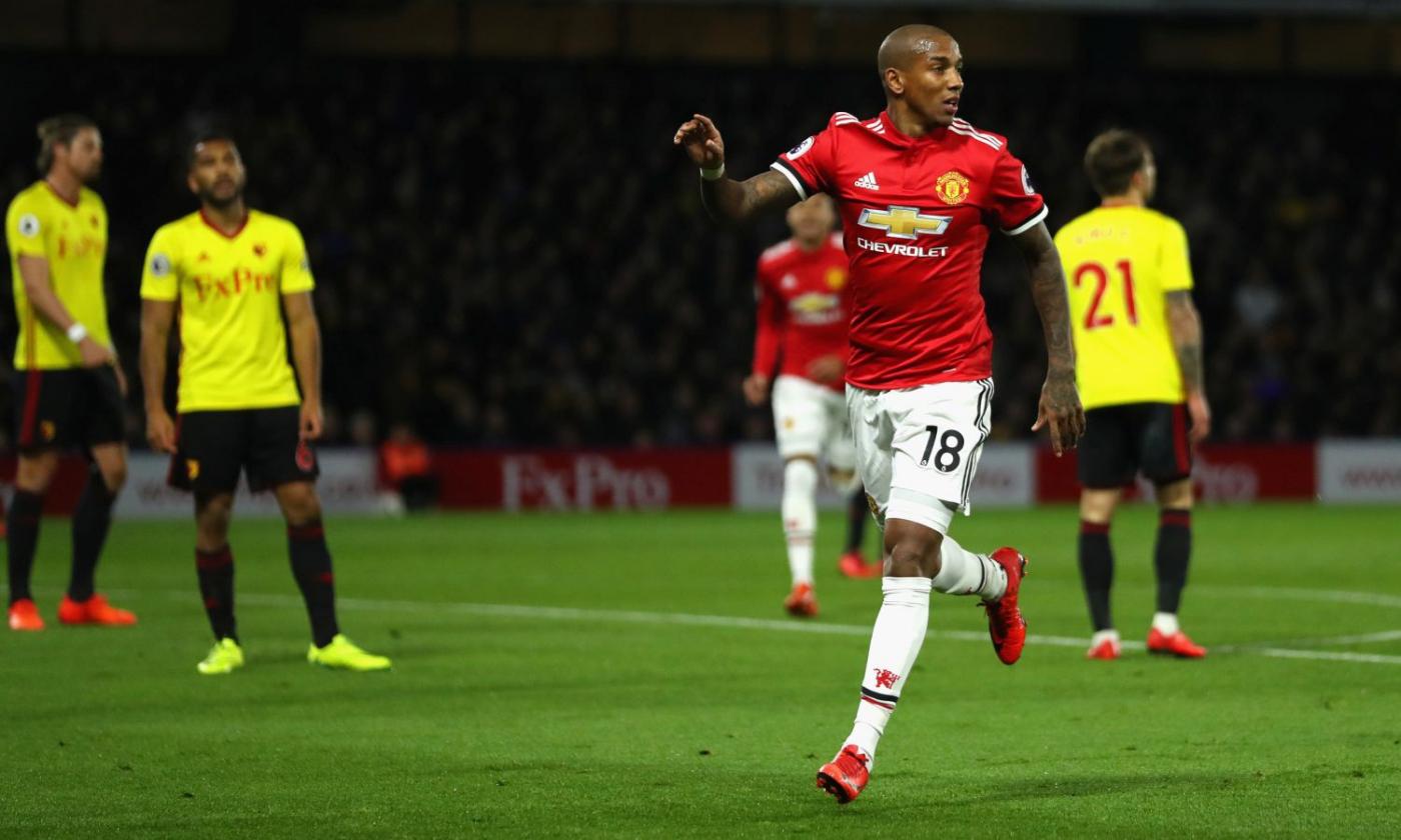 Man United: Ashley Young accusato di condotta violenta, rischia 3 giornate 