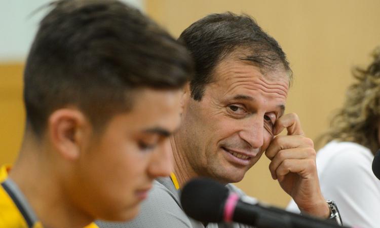 Juve, senti Allegri: 'Dybala straordinario, gli dissi che non poteva...'
