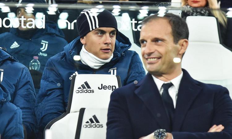 Juventus, Allegri come Heriberto Herrera: spinge Dybala verso la fuga