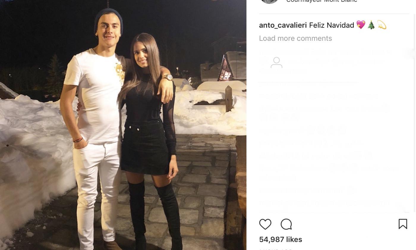 Juve, Dybala torna con Antonella: l'ultima conferma da Courmayeur FOTO