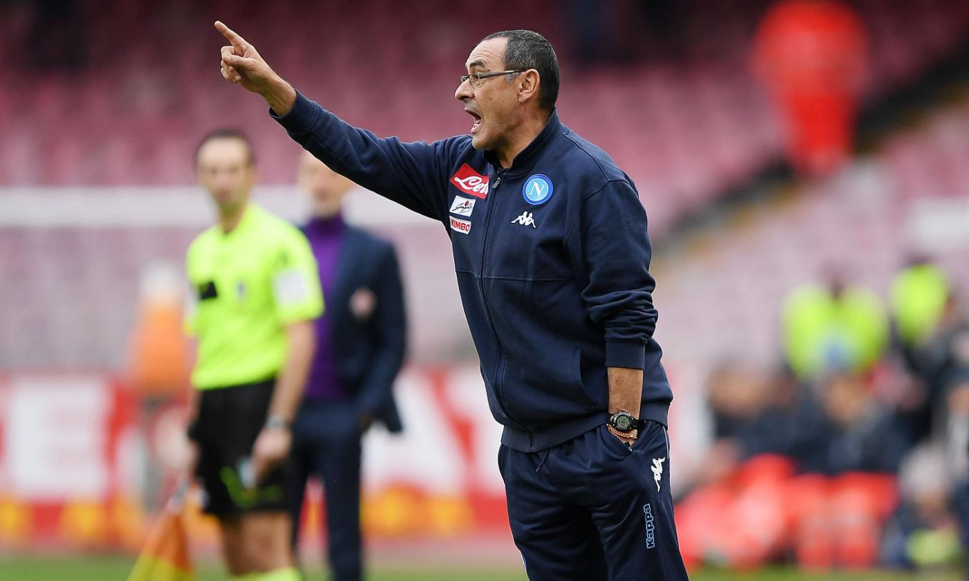 Sarri ai tifosi: 'Ci crediamo e lotteremo fino alla fine'