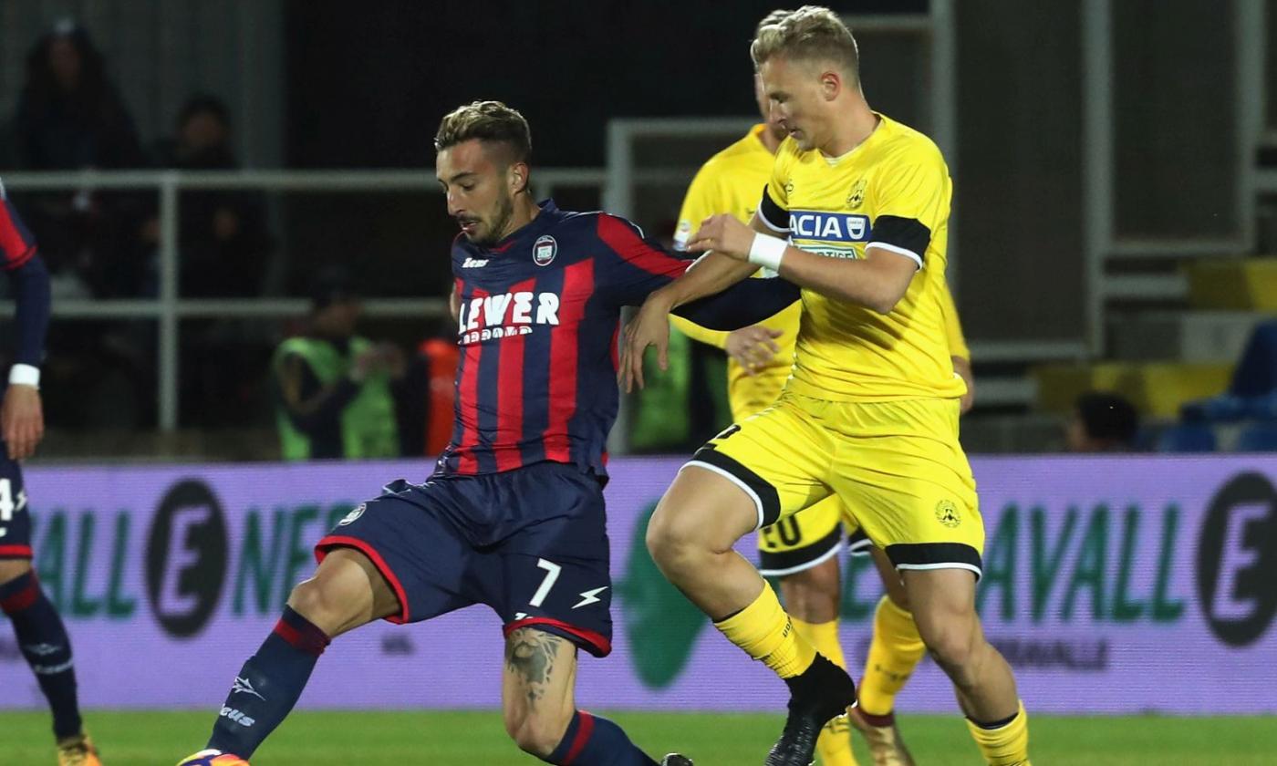 Crotone-Udinese 0-3: il tabellino VIDEO