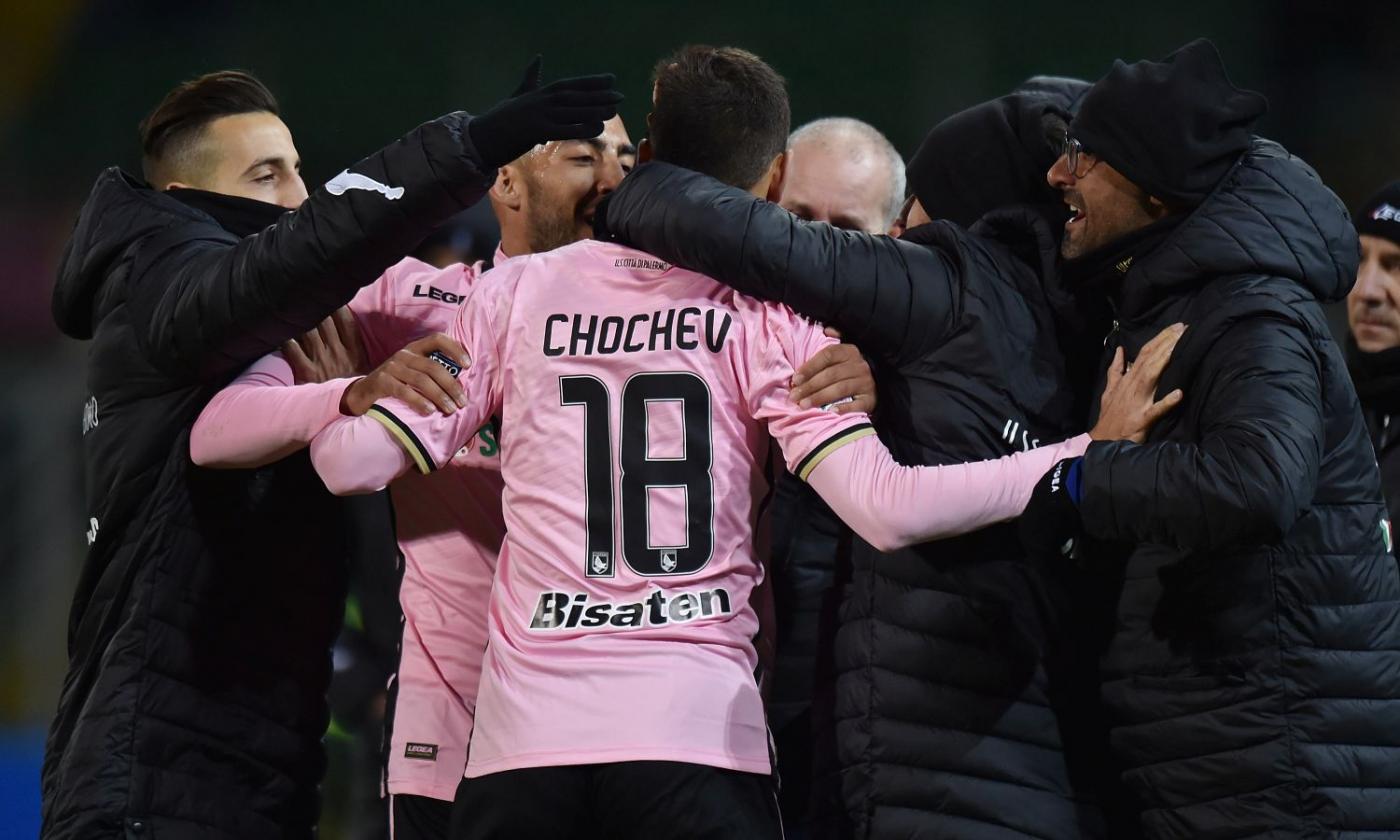 Serie B: Palermo campione d'inverno. Davanti vincono tutte tranne il Bari. Colpo Cremonese, perde Inzaghi