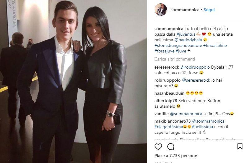 Monica Somma supports Dybala: 'There is only one n. 10' (Pics)