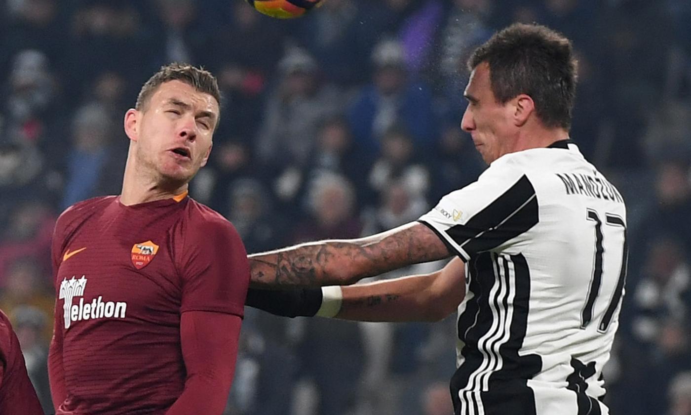 Juventus-Roma: Mandzukic e Dzeko dicono no ai soldi di Cina e Messico