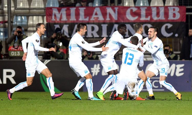 Disastro Milan: il Rijeka vince 2-0