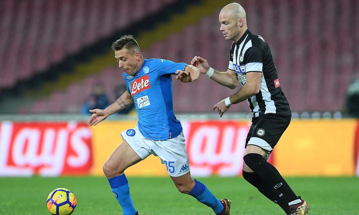 Napoli, incontro con l'agente di Giaccherini