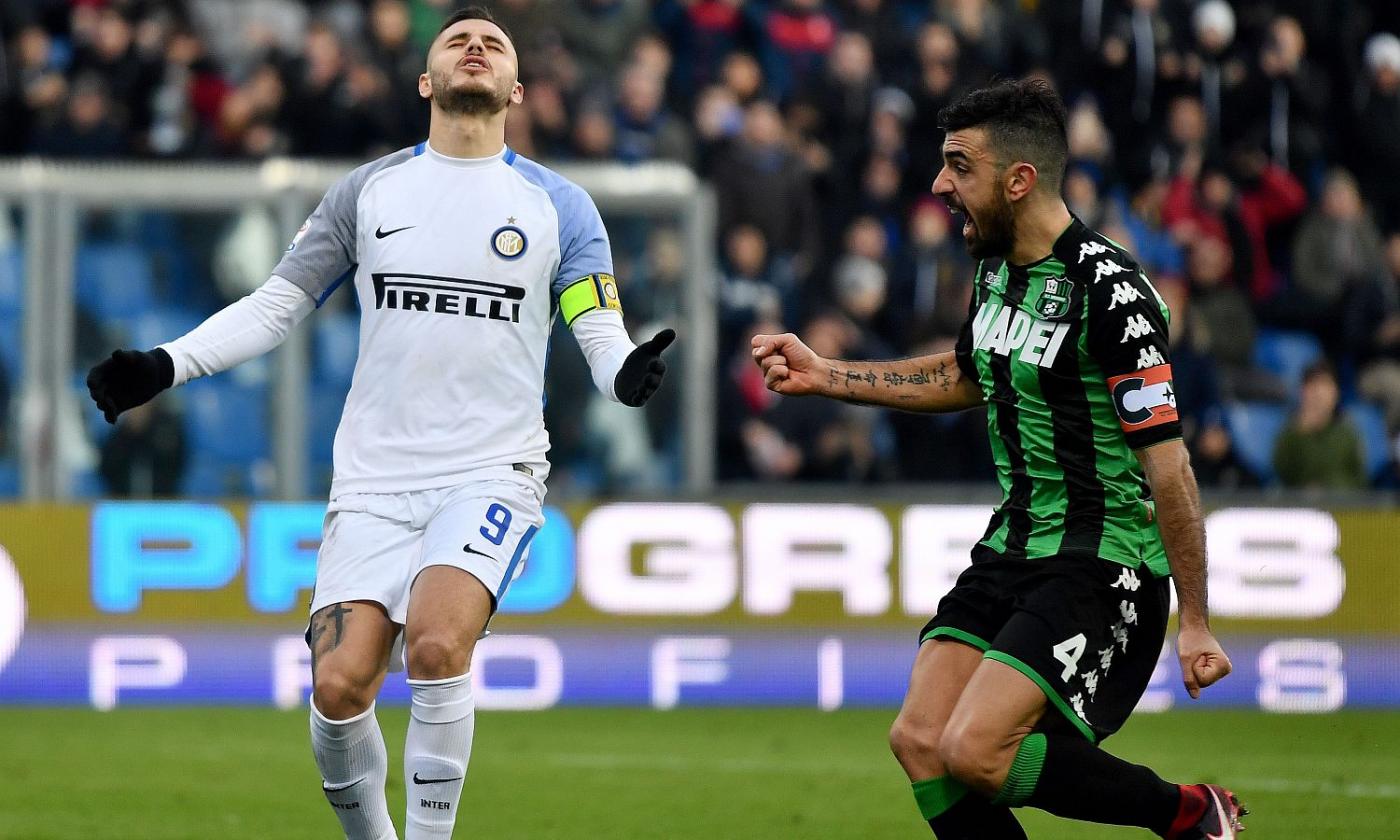 Inter in crisi: ko a Sassuolo VIDEO