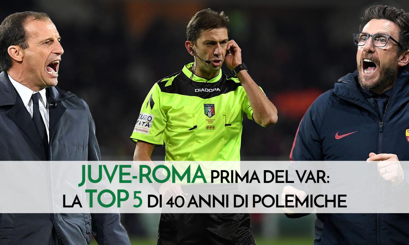 Juve-Roma prima del Var: la top 5 di quarant'anni di polemiche VIDEO