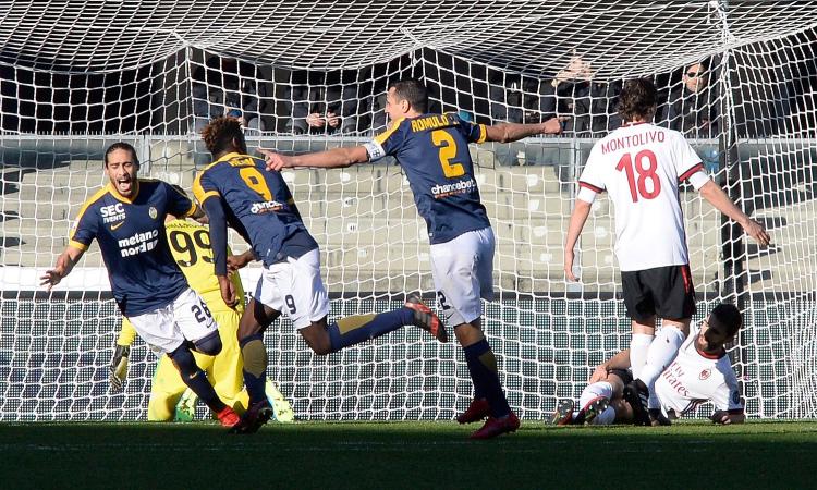 Disfatta Milan: 3-0 senza appello contro il Verona, è di nuovo crisi VIDEO
