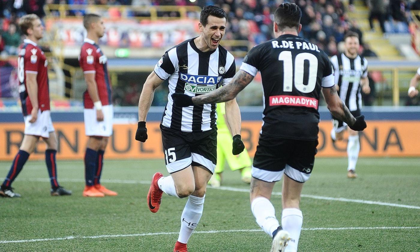 Convocati Udinese: De Paul ok, c'è Lasagna