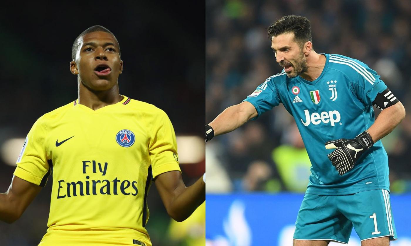 PSG, Mbappé rimpiange Buffon: 'Ecco perché era importante per me'