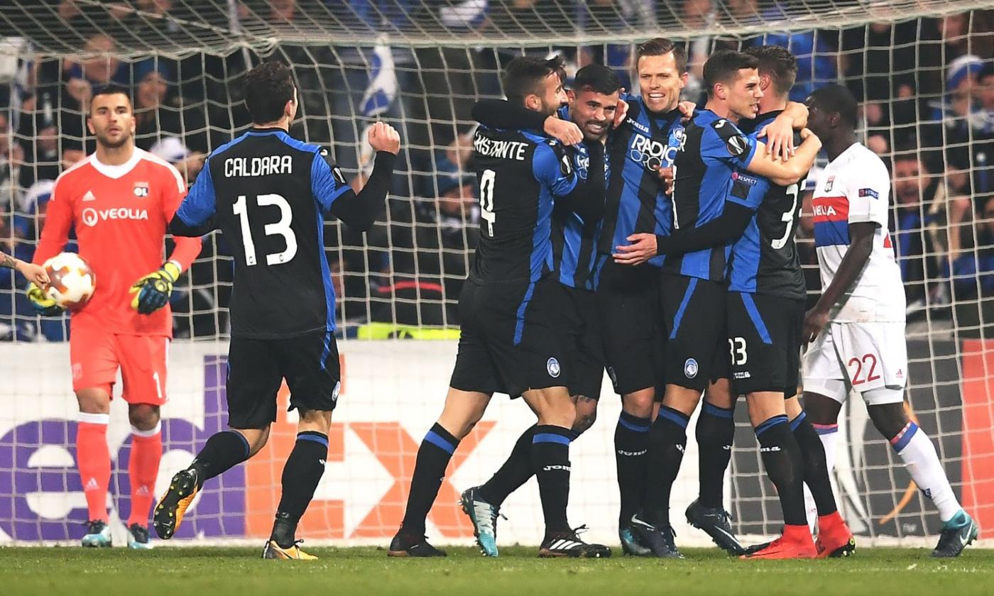 L'Atalanta non si ferma più: 1-0 al Lione e primo posto nel girone 