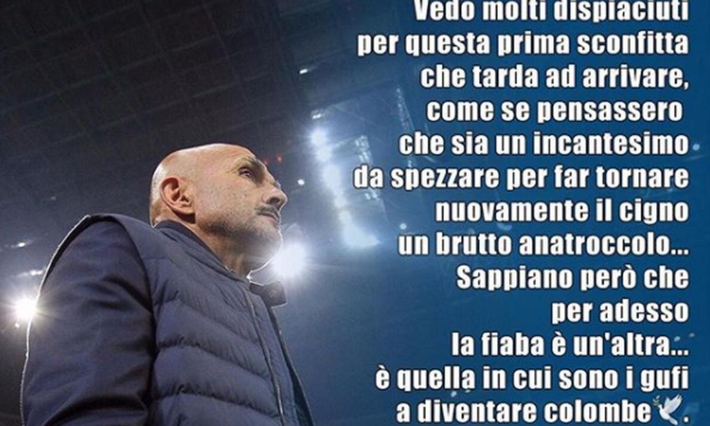 Spalletti su Instagram contro i 'gufi': 'Fogne vuote anche questa settimana'