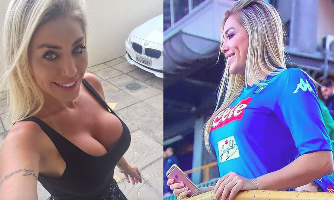 Un bombastico amuleto per il Napoli: la modella Dessa Nunes FOTO 