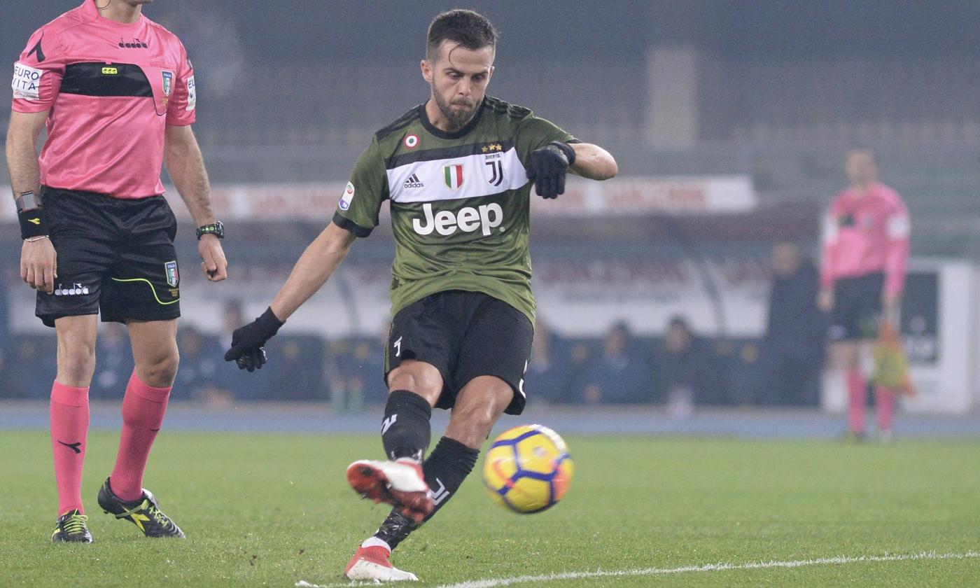 Juve: Pjanic gioca il doppio di Marchisio e Bentancur messi insieme