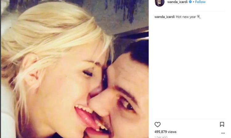 Wanda e Icardi: bacio hot per iniziare alla grande il 2018 FOTO e VIDEO