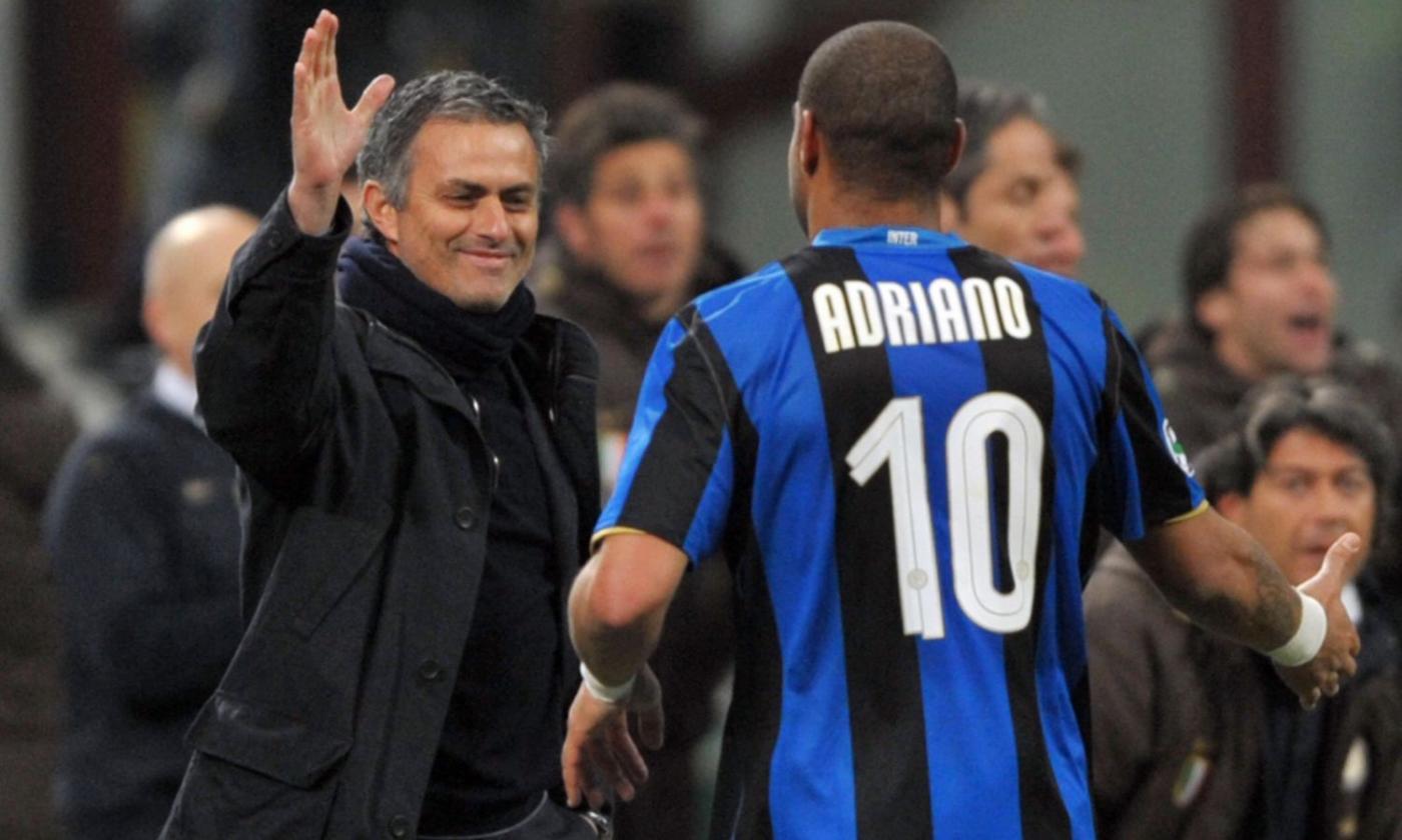 Inter, Adriano fa gli auguri a Mourinho: 'Buon compleanno mister!'