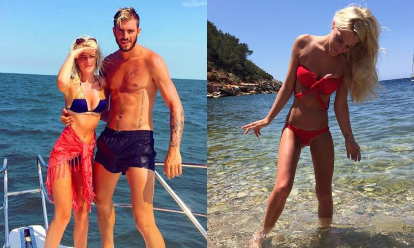 Inter, Santon and his girlfriend Chloe have been under fire (Pics)