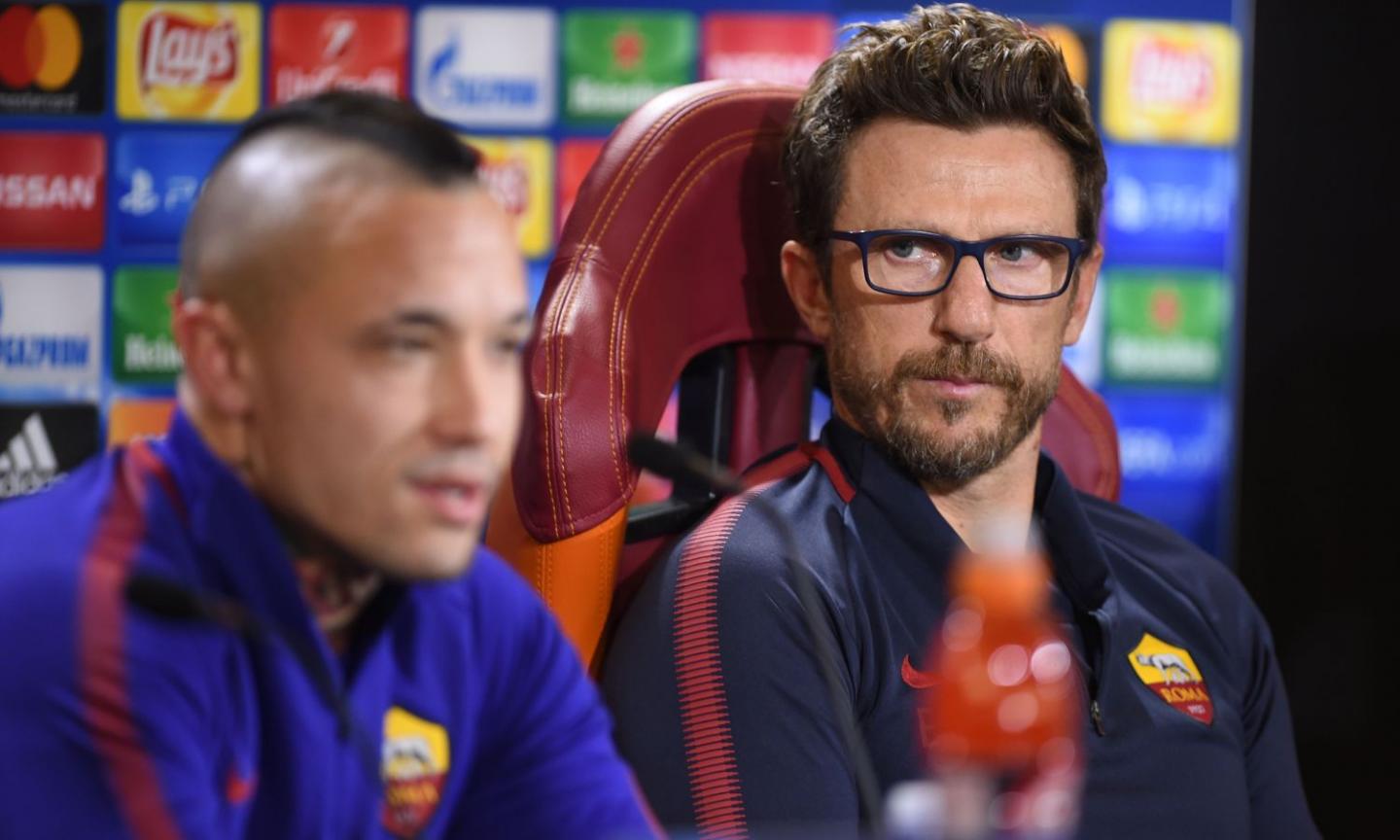 Di Francesco: 'Nainggolan titolare con l'Inter. Schick? Ci aspettavamo di più'