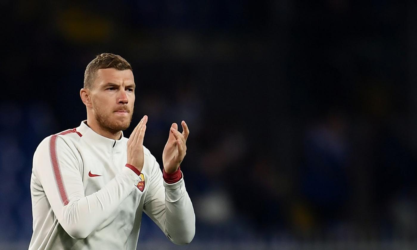 Edin Dzeko: "Thank you Chelsea but Roma is my home"