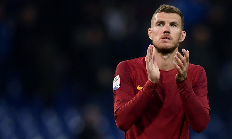 Roma, Dzeko da record: 10 gol in Champions nel 2018
