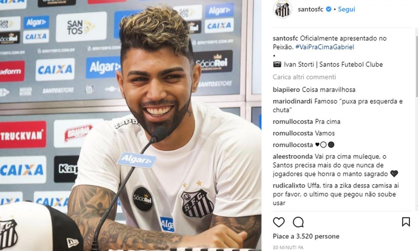 A Gabigol la 10 di Pelè: 'All'Inter ho sbagliato una volta. Santos?  Resterei qui a vita'