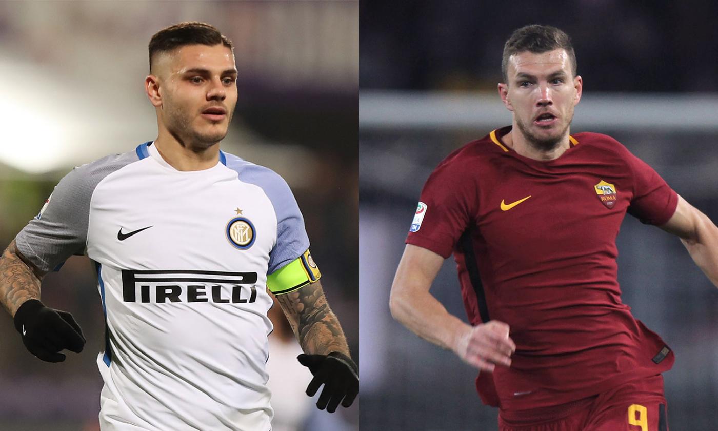 Inter: Dzeko più vicino, Lukaku legato a Icardi