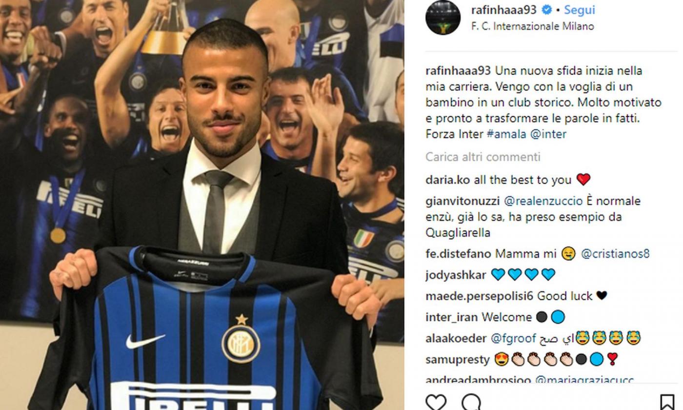 Inter, ecco Rafinha: 'Una nuova sfida, ho la voglia di un bambino'