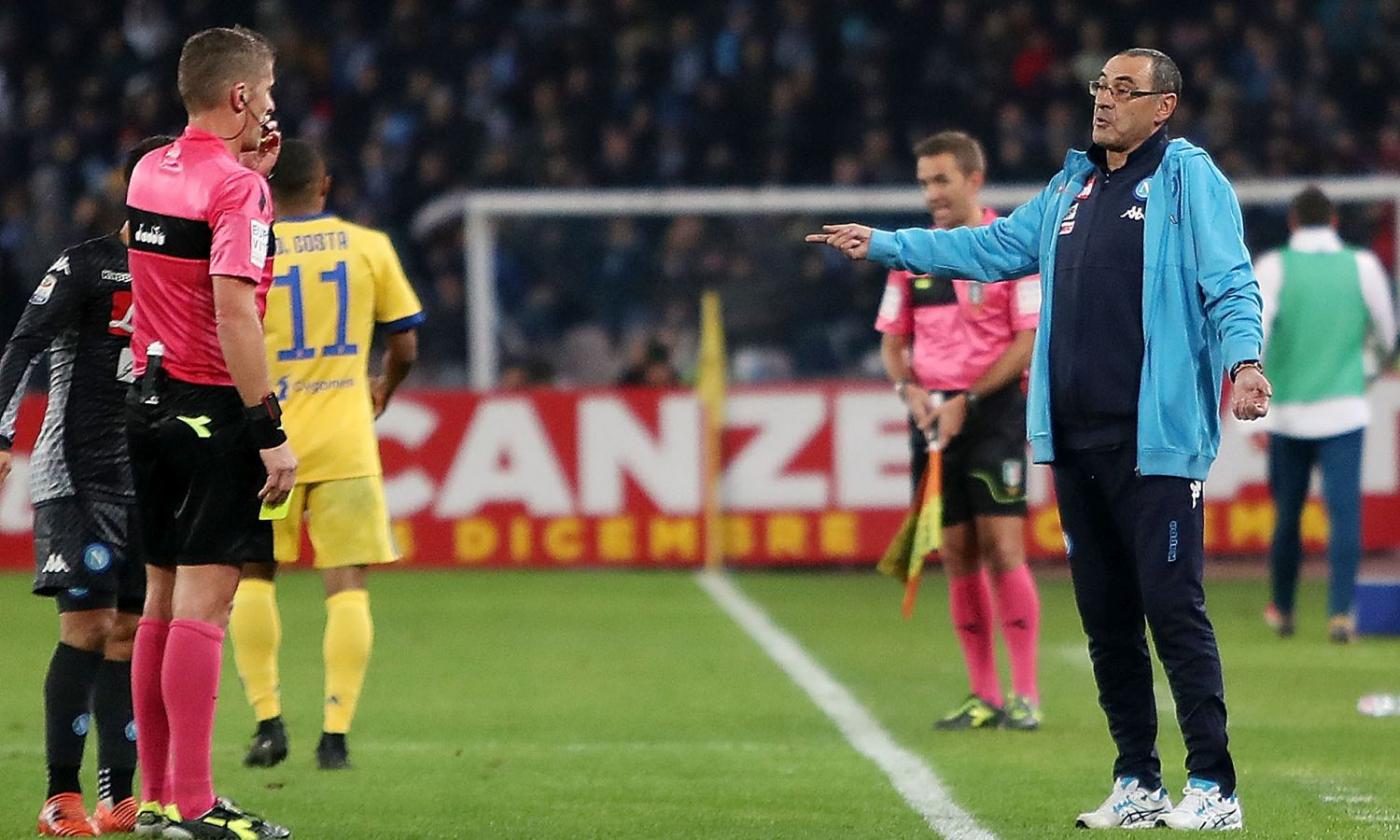 Dalla parte di Sarri, ma non quando parla di arbitri e tira in mezzo la Juve