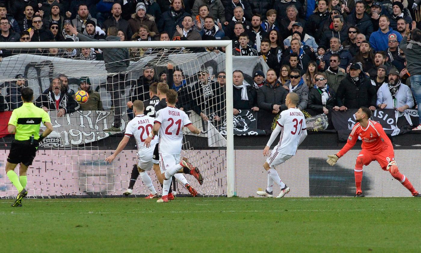 Il Milan in 10 non vince con l'Udinese: finisce 1-1, autogol di Donnarumma VIDEO